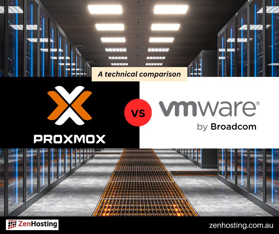 Server infrastructure and Proxmox versus VMware comparison